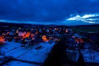 Kloster Veilsdorf winterabend